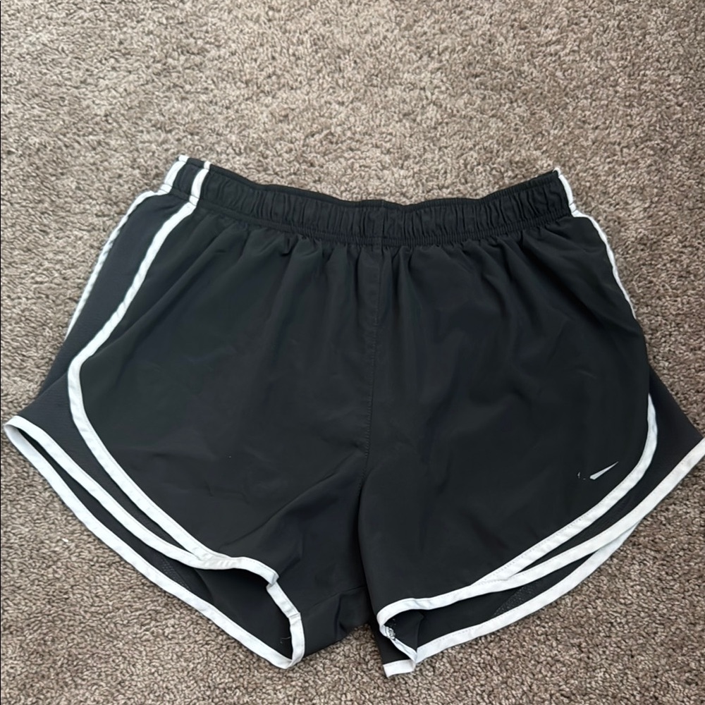 Women's Large Dark Grey Nike Tempo Dri-Fit 3” Running Shorts